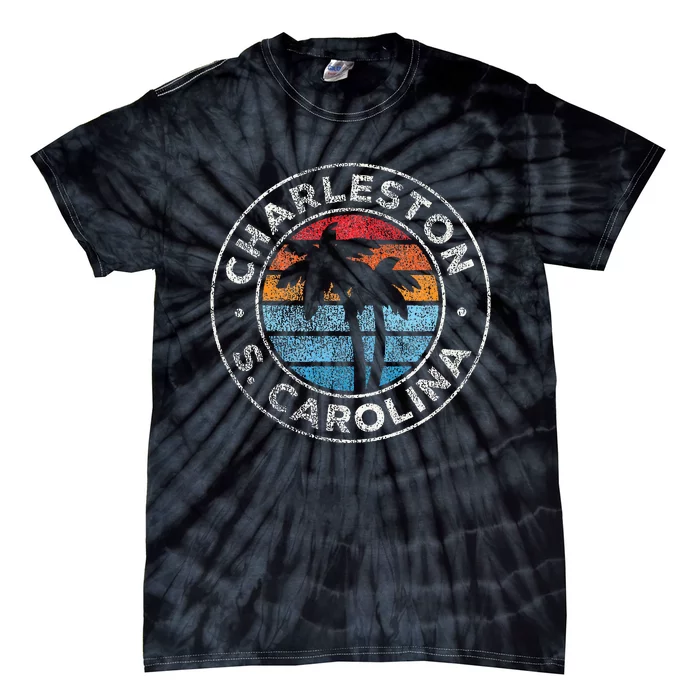 Charleston South Carolina Sc Vintage Tie-Dye T-Shirt