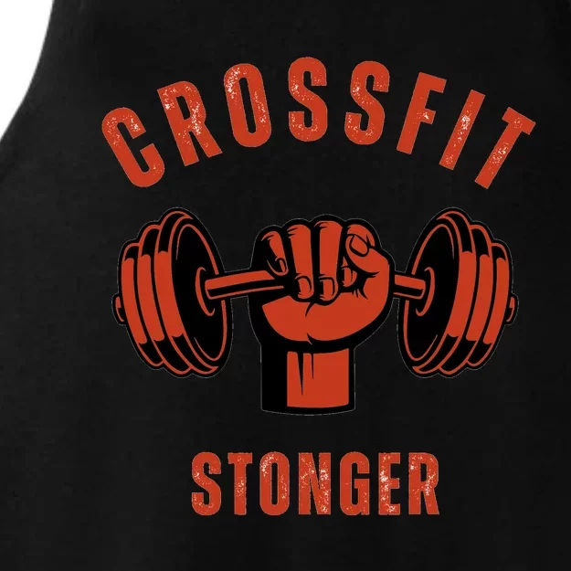 Crossfit Stonger Ladies Tri-Blend Wicking Tank