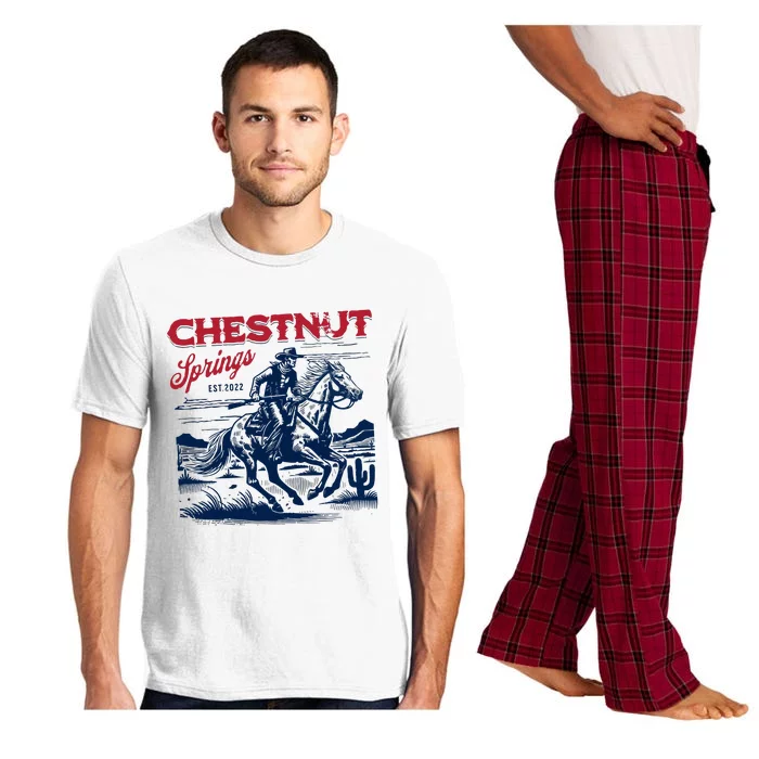 Chestnut Springs Cowboy Pajama Set