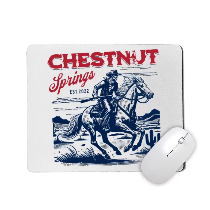 Chestnut Springs Cowboy Mousepad