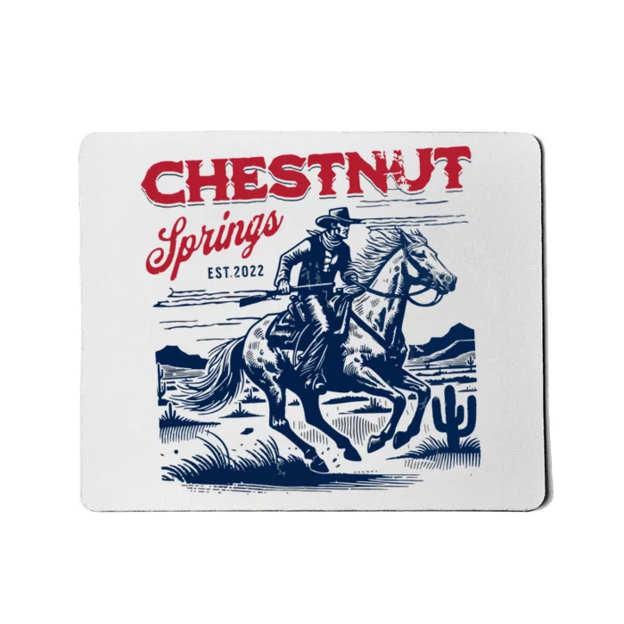 Chestnut Springs Cowboy Mousepad