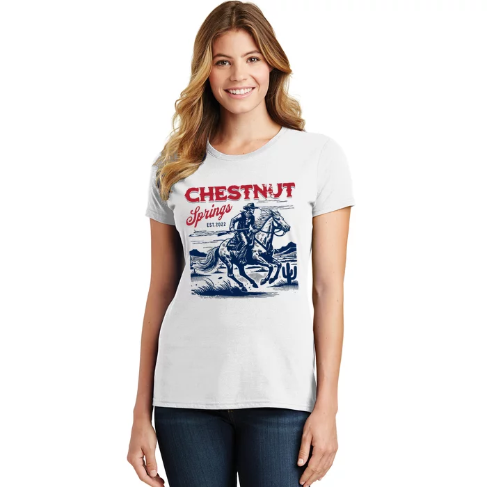 Chestnut Springs Cowboy Women's T-Shirt