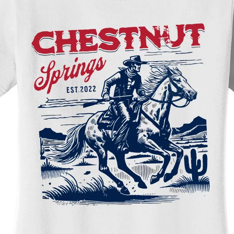 Chestnut Springs Cowboy Women's T-Shirt