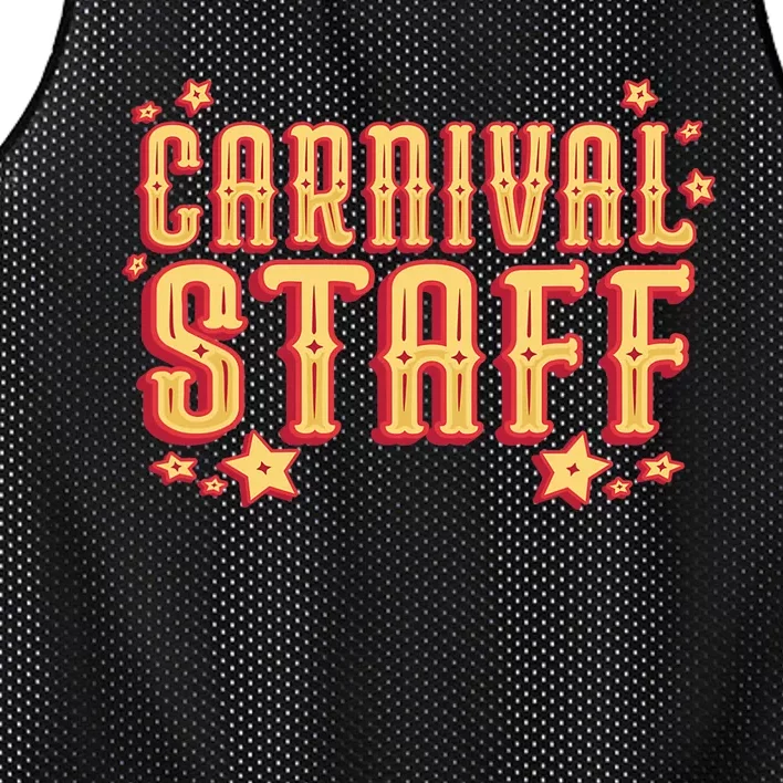 Carnival Staff Circus Event Mesh Reversible Basketball Jersey Tank