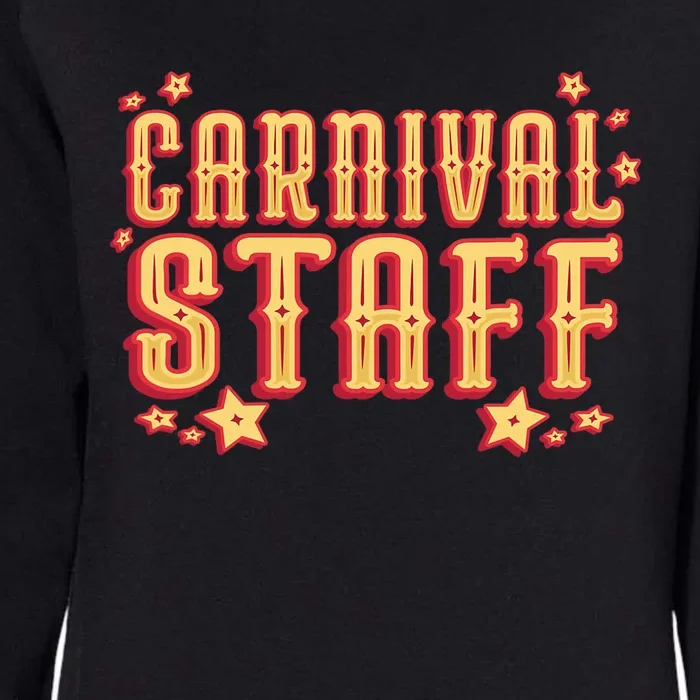 Carnival Staff Circus Event Womens California Wash Sweatshirt