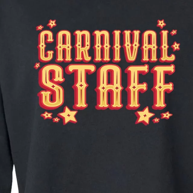 Carnival Staff Circus Event Cropped Pullover Crew