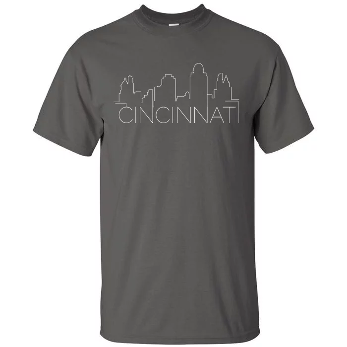 Cincinnati Skyline City View Tall T-Shirt