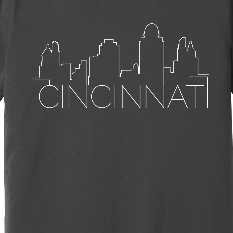 Cincinnati Skyline City View Premium T-Shirt