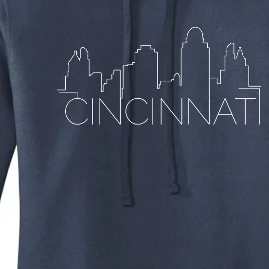 Cincinnati Skyline City View Women's Pullover Hoodie