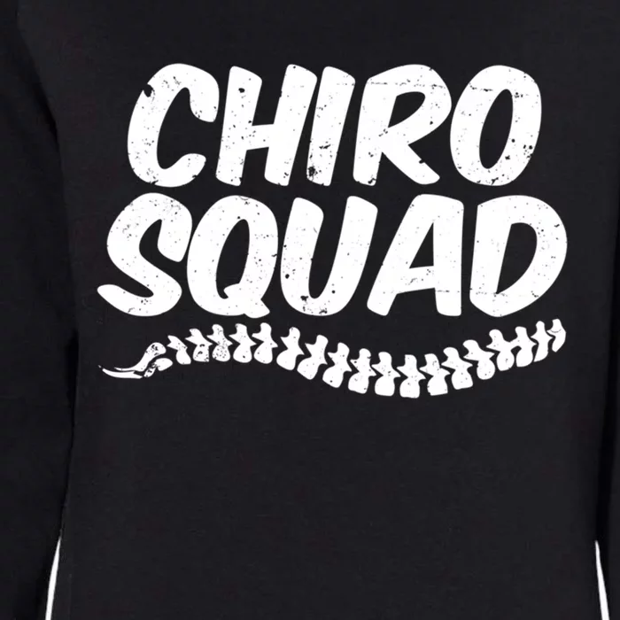 Chiro Squad Chiropractic Funny Chiropractor Novelty Humor Cool Gift Womens California Wash Sweatshirt