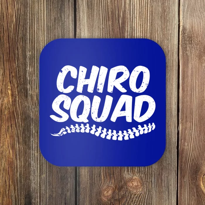 Chiro Squad Chiropractic Funny Chiropractor Novelty Humor Cool Gift Coaster