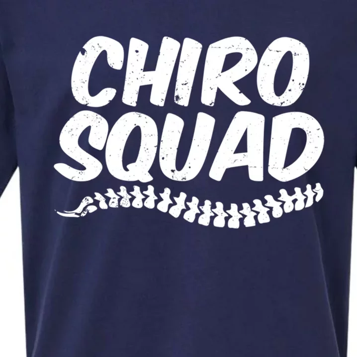 Chiro Squad Chiropractic Funny Chiropractor Novelty Humor Cool Gift Sueded Cloud Jersey T-Shirt