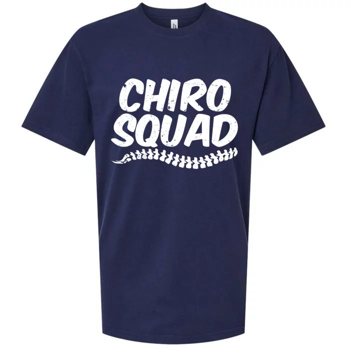 Chiro Squad Chiropractic Funny Chiropractor Novelty Humor Cool Gift Sueded Cloud Jersey T-Shirt