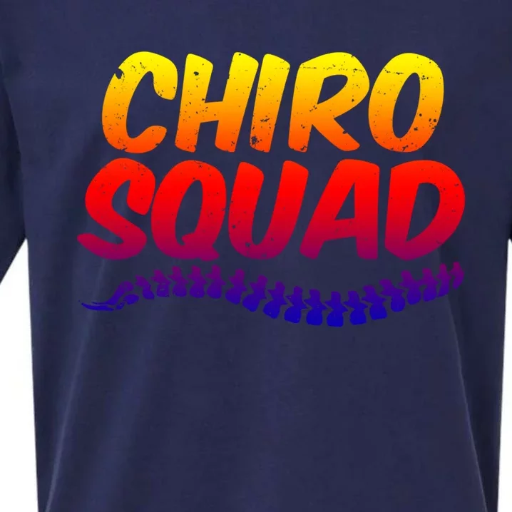 Chiro Squad Chiropractic Funny Chiropractor Novelty Humor Gift Sueded Cloud Jersey T-Shirt