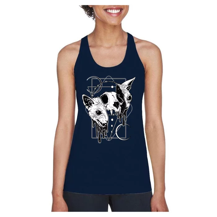 Cosmic Sphynx Women's Racerback Tank