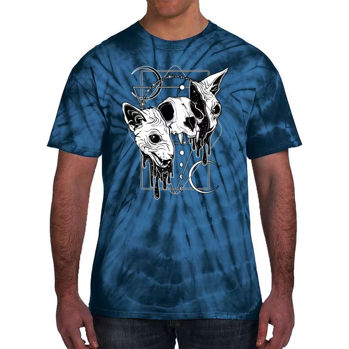 Cosmic Sphynx Tie-Dye T-Shirt