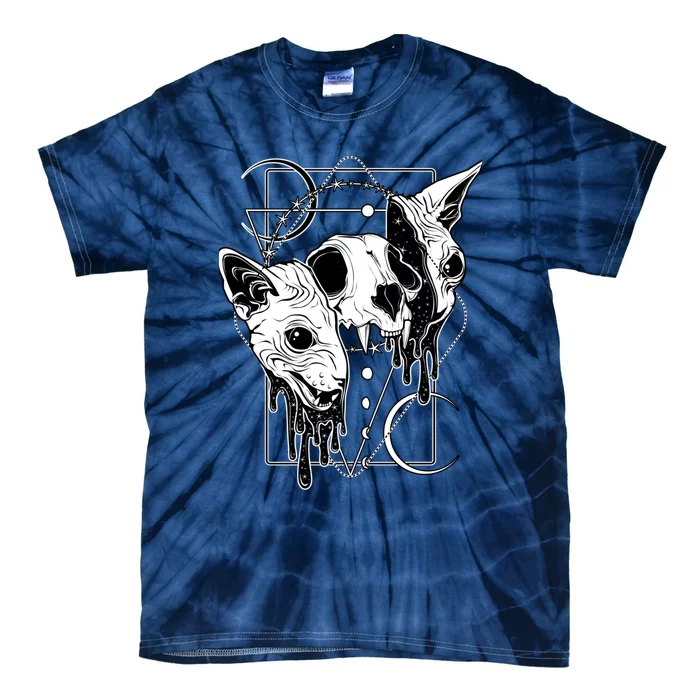 Cosmic Sphynx Tie-Dye T-Shirt