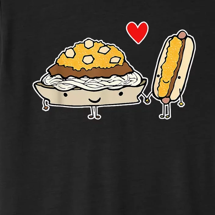 Cincinnati Style Chili 3 Way And Cheese Coney ChromaSoft Performance T-Shirt