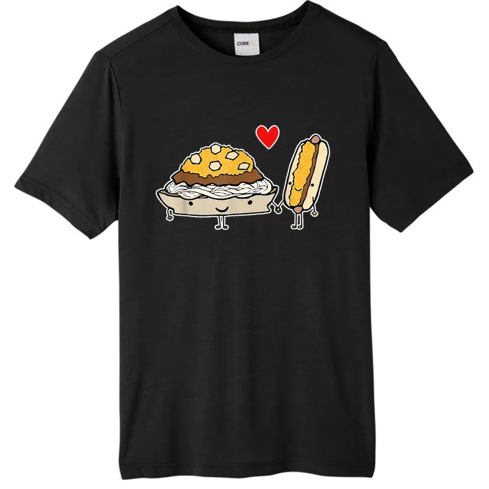 Cincinnati Style Chili 3 Way And Cheese Coney ChromaSoft Performance T-Shirt