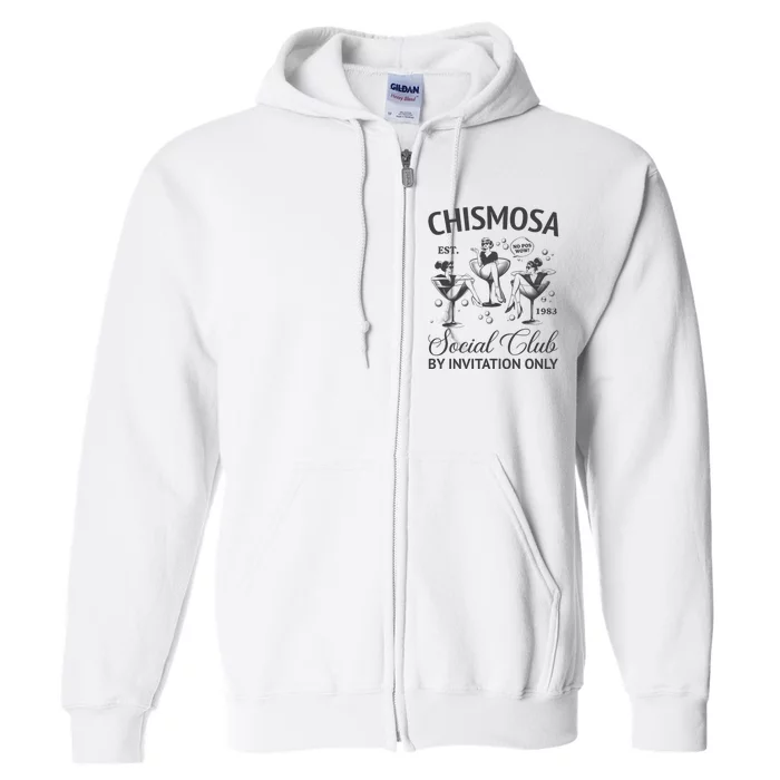 Chismosa Social Club Latina Mexicana Funny Hispanic Women Full Zip Hoodie