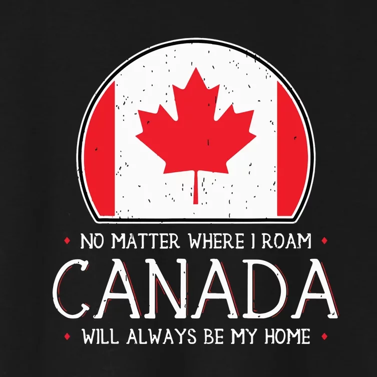 Canadian Shirts Canada Pride Flag North Maple Leaf Eh Gift Women's Crop Top Tee