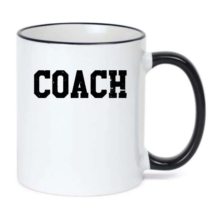 Coach Sports Coaches Thank You Gift Black Color Changing Mug