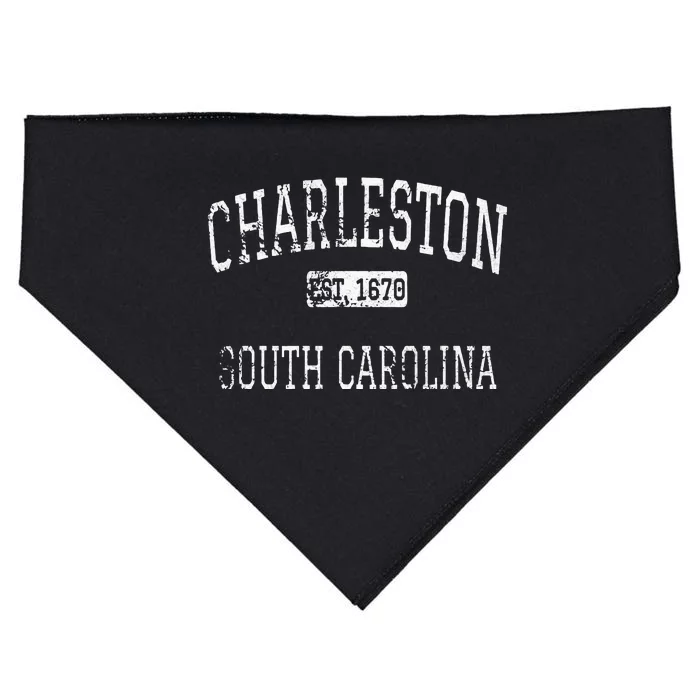 Charleston South Carolina SC Vintage USA-Made Doggie Bandana