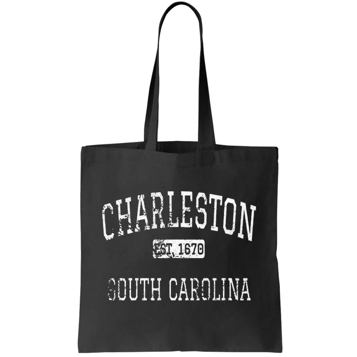 Charleston South Carolina SC Vintage Tote Bag