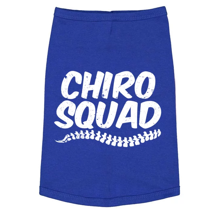 Chiro Squad Chiropractic Funny Chiropractor Novelty Humor Cool Gift Doggie Tank