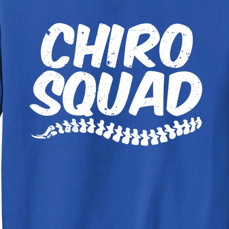 Chiro Squad Chiropractic Funny Chiropractor Novelty Humor Cool Gift Sweatshirt