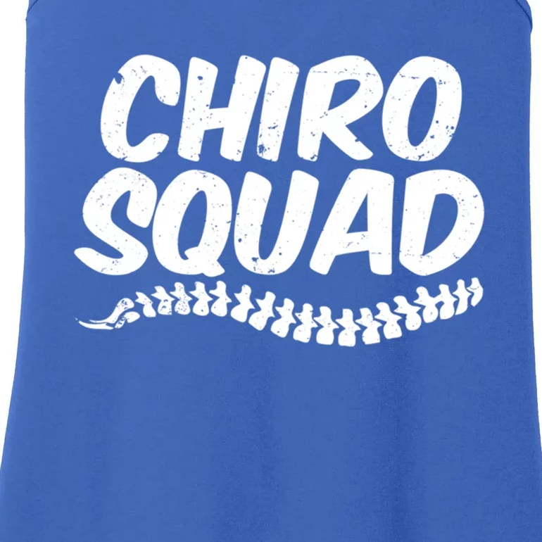 Chiro Squad Chiropractic Funny Chiropractor Novelty Humor Cool Gift Ladies Essential Tank