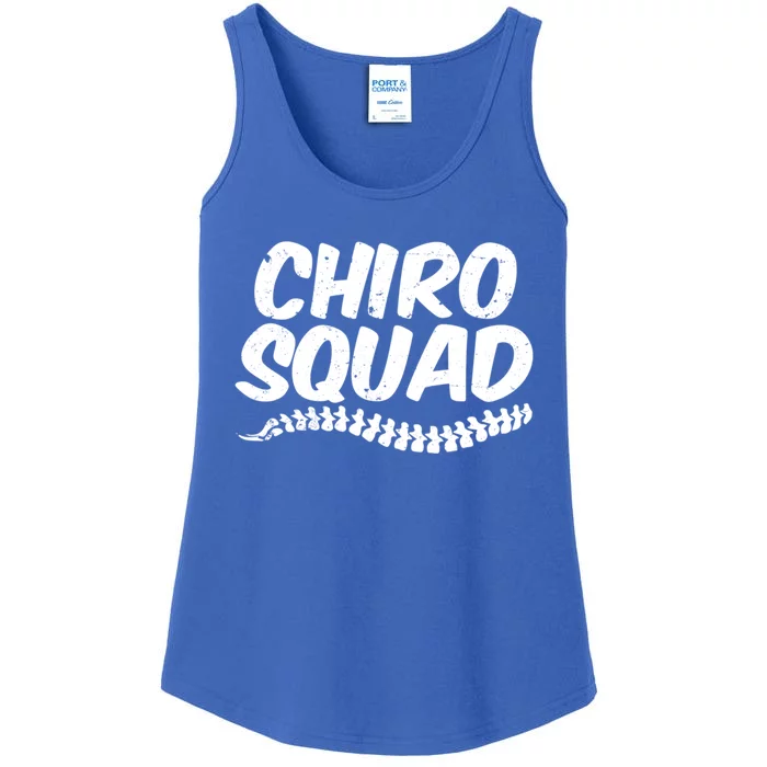 Chiro Squad Chiropractic Funny Chiropractor Novelty Humor Cool Gift Ladies Essential Tank