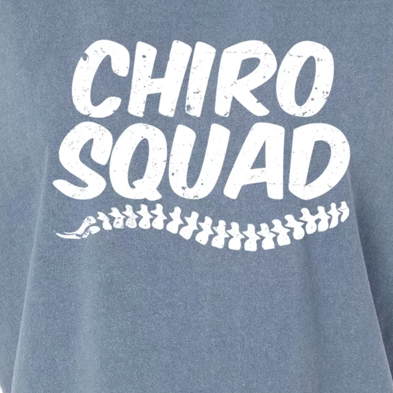 Chiro Squad Chiropractic Funny Chiropractor Novelty Humor Cool Gift Garment-Dyed Women's Muscle Tee