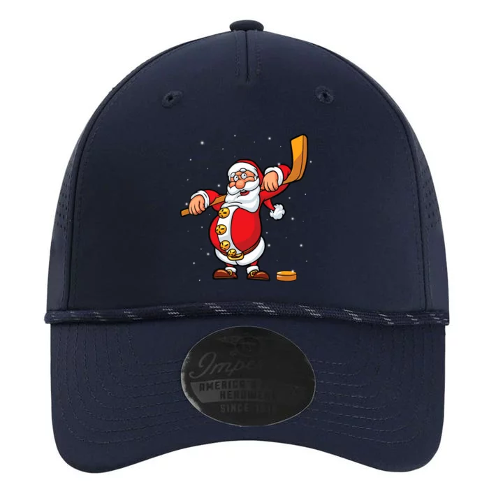 Christmas Santa Claus Ice Hockey Gifts Boys Teens Performance The Dyno Cap