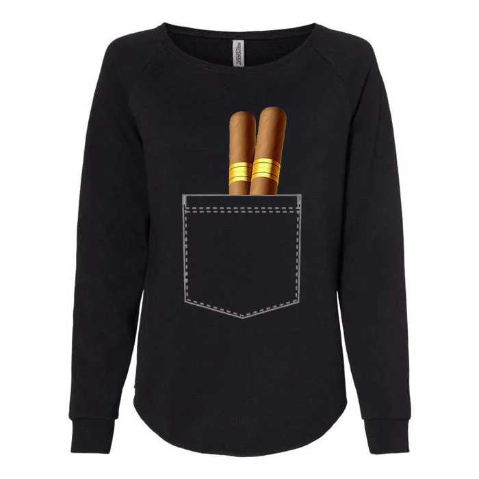 Cigar Smoke Cuban Cuba Tobacco Gift For Smoker Womens California Wash Sweatshirt