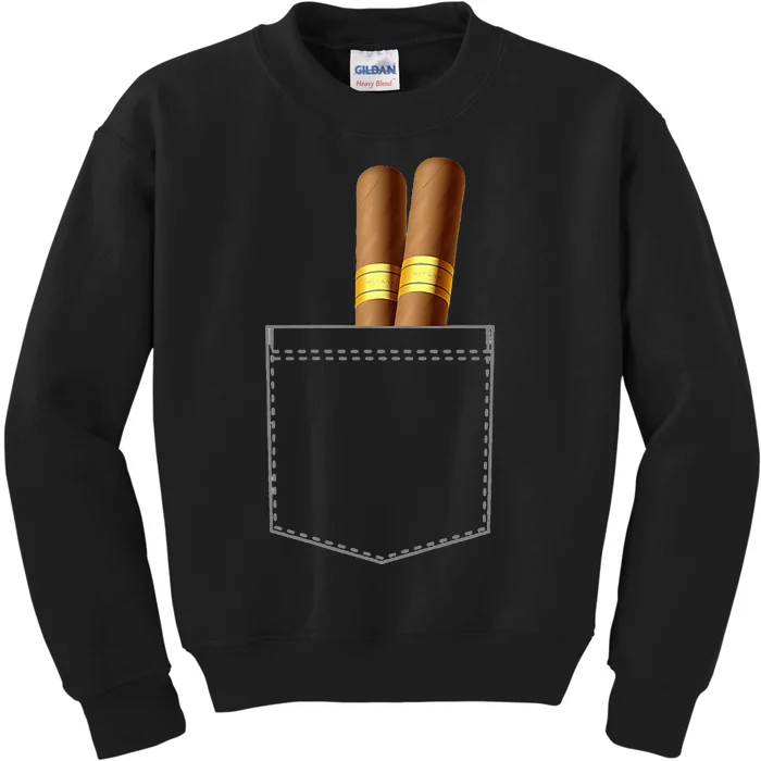 Cigar Smoke Cuban Cuba Tobacco Gift For Smoker Kids Sweatshirt