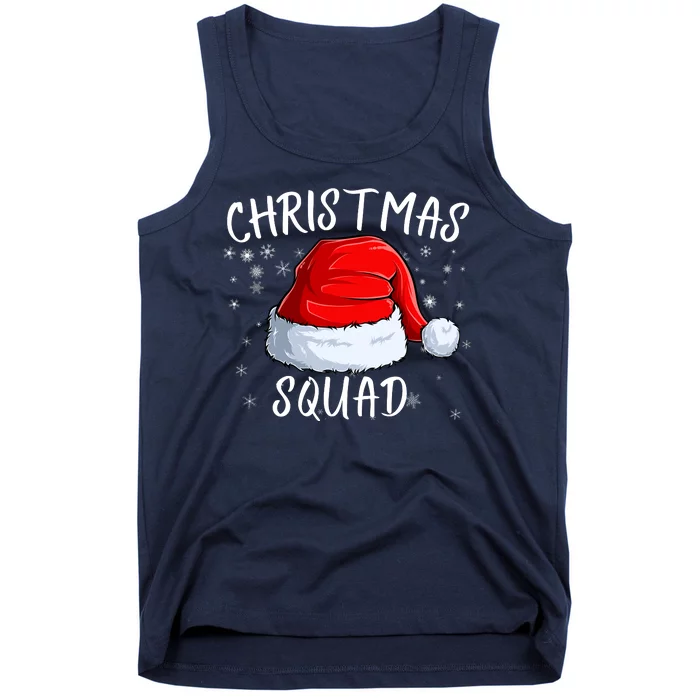 Christmas Squad Christmas Pajama Party Family Group Matching Tank Top