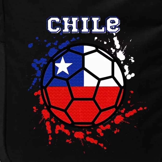 Chile Soccer Chilean Flag Futbol Fan Jersey Impact Tech Backpack