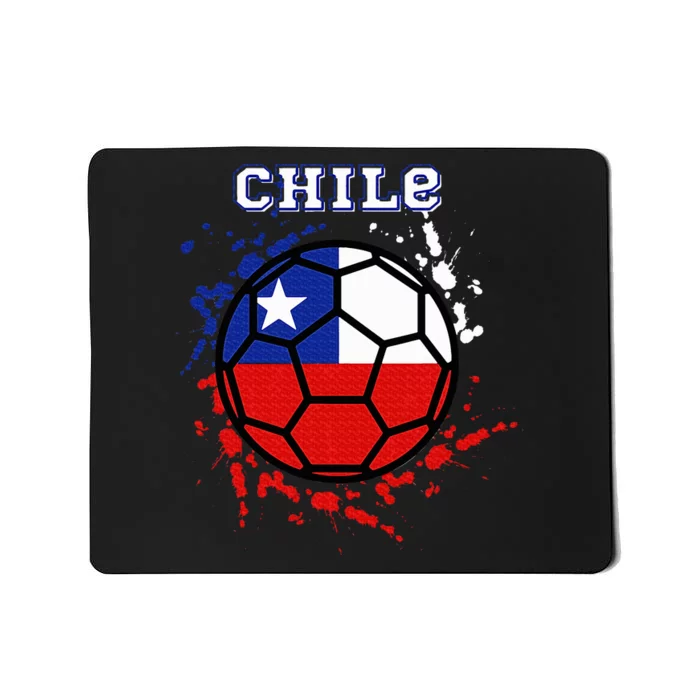 Chile Soccer Chilean Flag Futbol Fan Jersey Mousepad