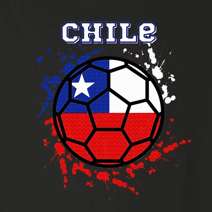 Chile Soccer Chilean Flag Futbol Fan Jersey Toddler Long Sleeve Shirt