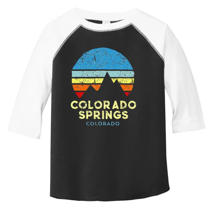 Colorado Springs Colorado Toddler Fine Jersey T-Shirt