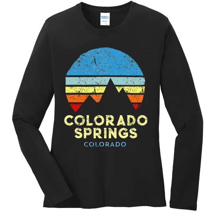 Colorado Springs Colorado Ladies Long Sleeve Shirt