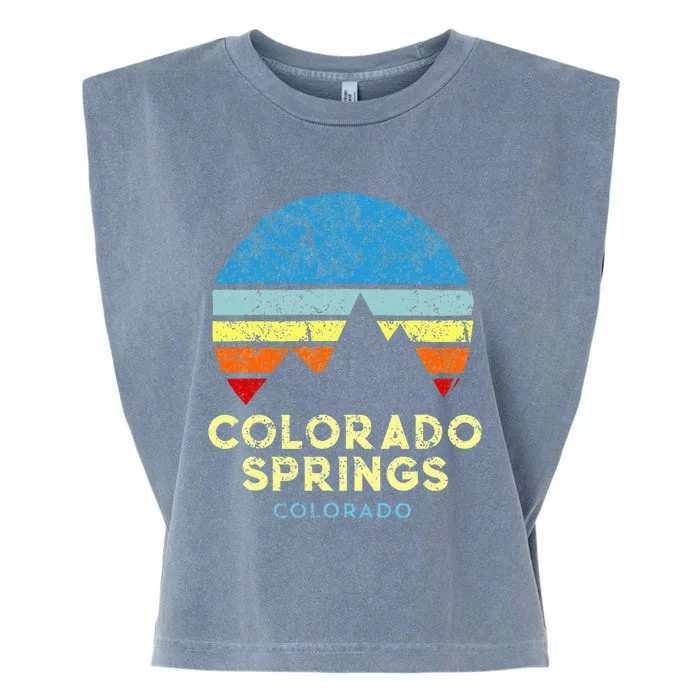 Colorado Springs Colorado Garment-Dyed Women's Muscle Tee