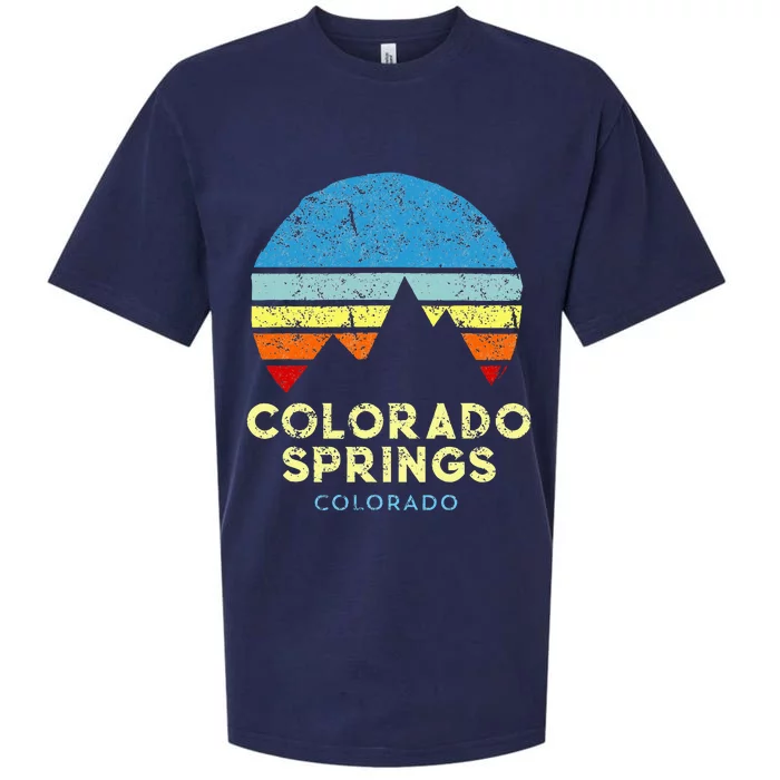 Colorado Springs Colorado Sueded Cloud Jersey T-Shirt