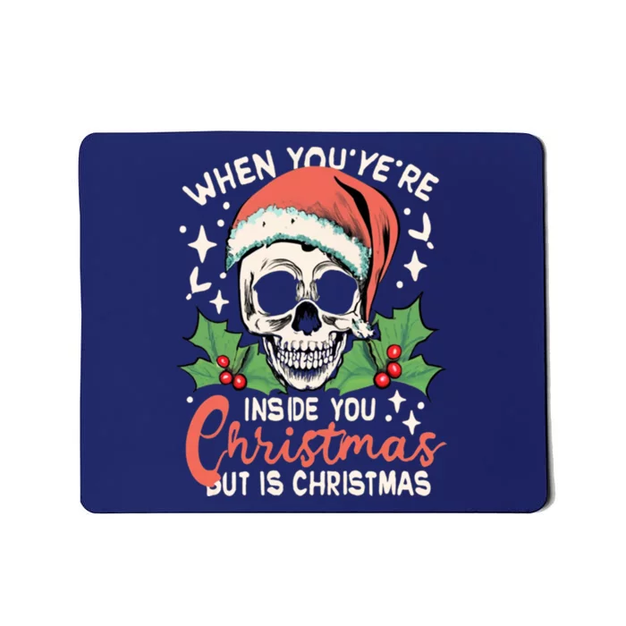 Christmas Skull Mousepad