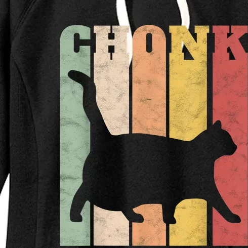 Chonk Scale Cat Meme Chonky Chonk Memes Women's Fleece Hoodie