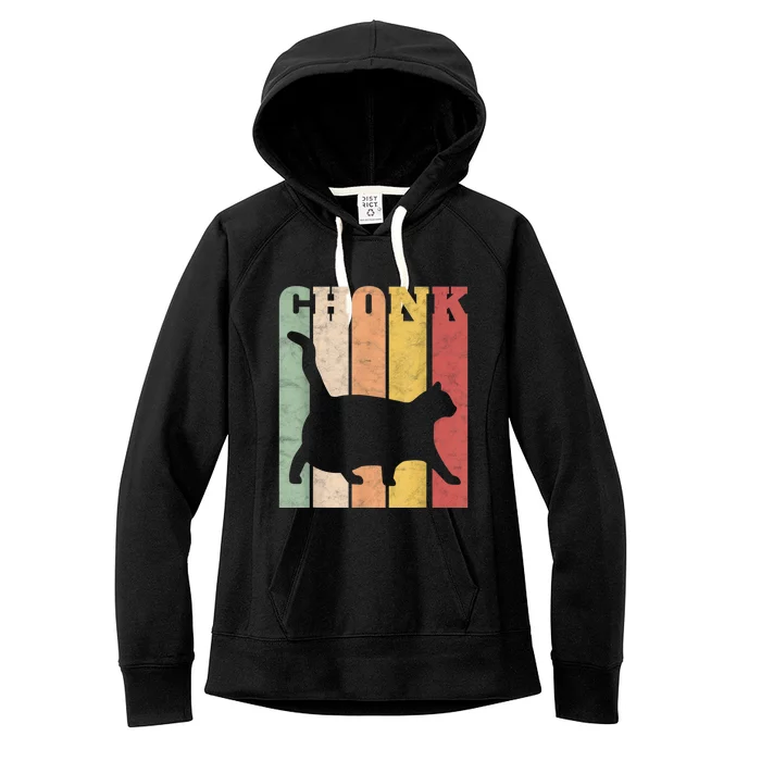 Chonk Scale Cat Meme Chonky Chonk Memes Women's Fleece Hoodie