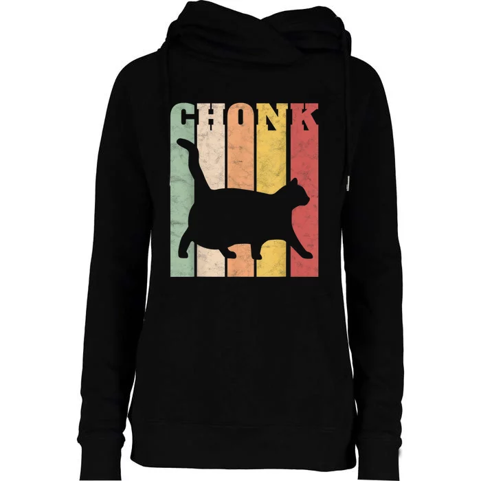 Chonk Scale Cat Meme Chonky Chonk Memes Womens Funnel Neck Pullover Hood