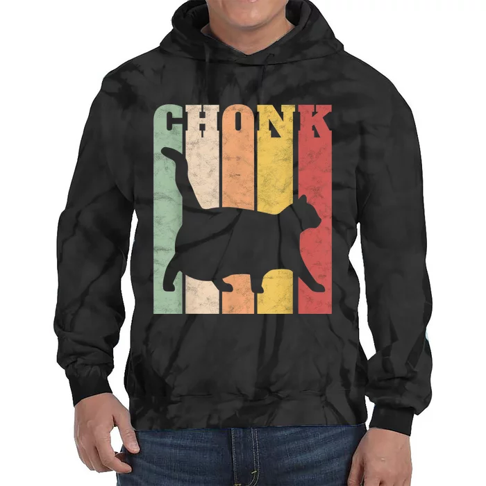 Chonk Scale Cat Meme Chonky Chonk Memes Tie Dye Hoodie