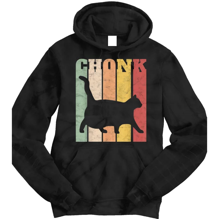 Chonk Scale Cat Meme Chonky Chonk Memes Tie Dye Hoodie